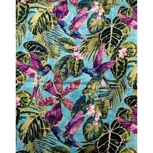 1 Yard Shimmer Paradise Deborah Edwards Northcott Hummingbird Quilting Fabric